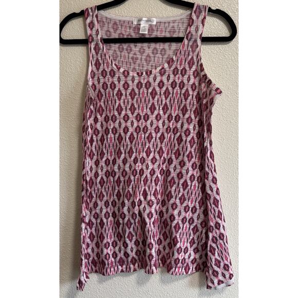 GAP Tops - Gap Women’s Maternity Size S Lightweight Tank Top Pink Southwestern Aztec Boho